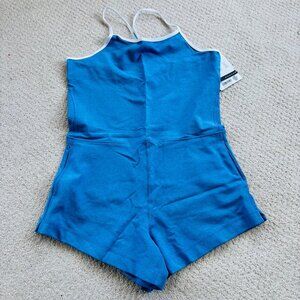 Athleta girl Right Moves Romper blue
